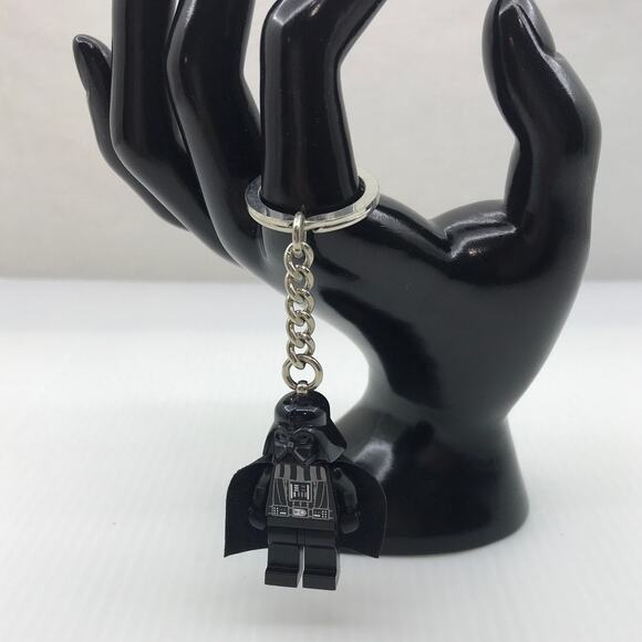 Lego Accessories - Goth Retro Lego Star Wars Darth Vader Minifigure Collectible Keychain